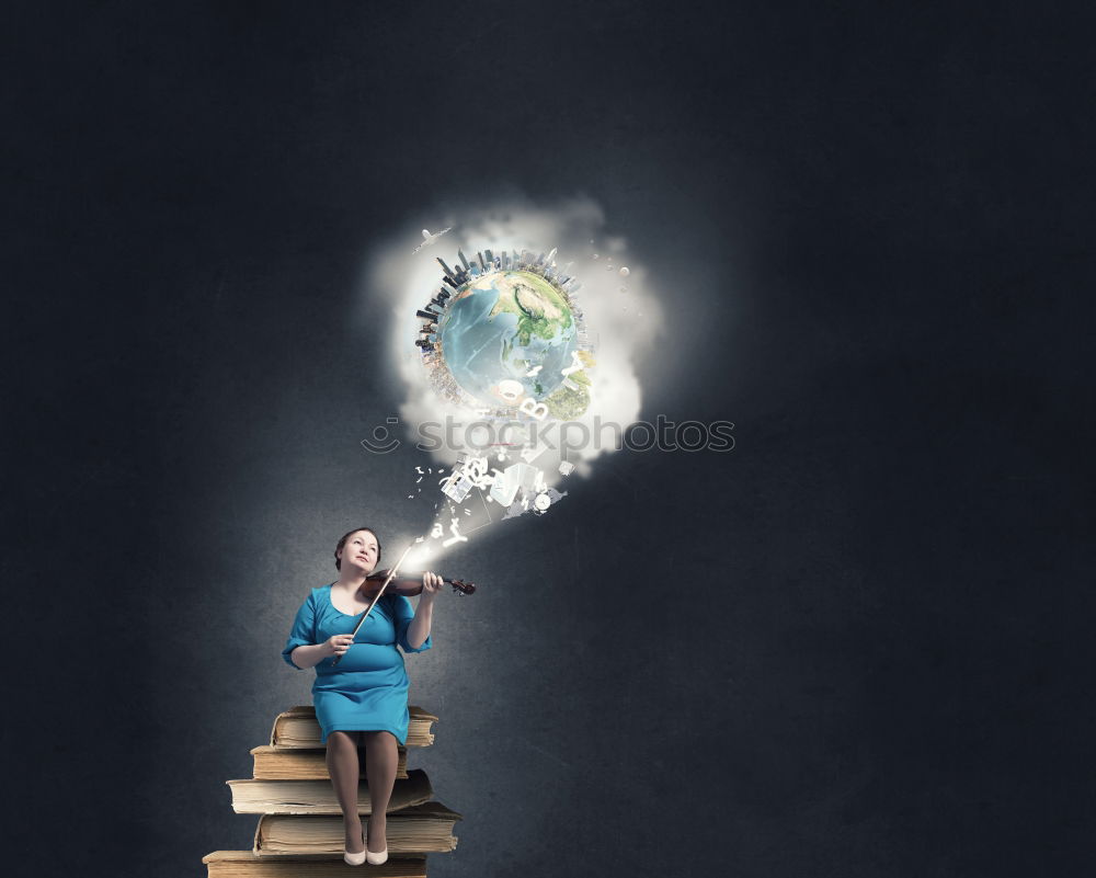 Similar – Image, Stock Photo Dream of a better world.