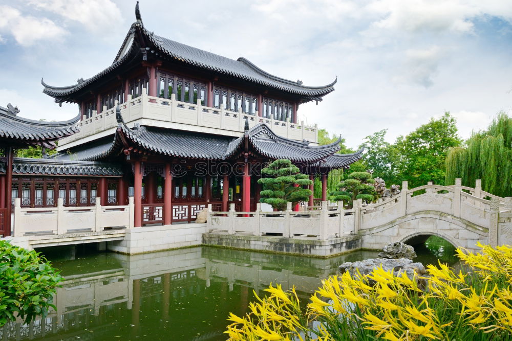 Similar – Pavilion in the Lotus Sea