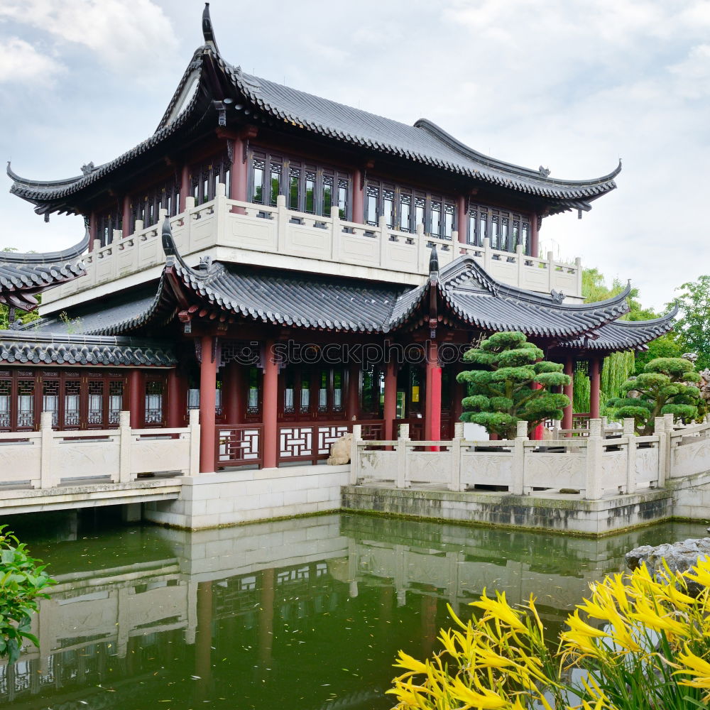 Similar – Pavilion in the Lotus Sea