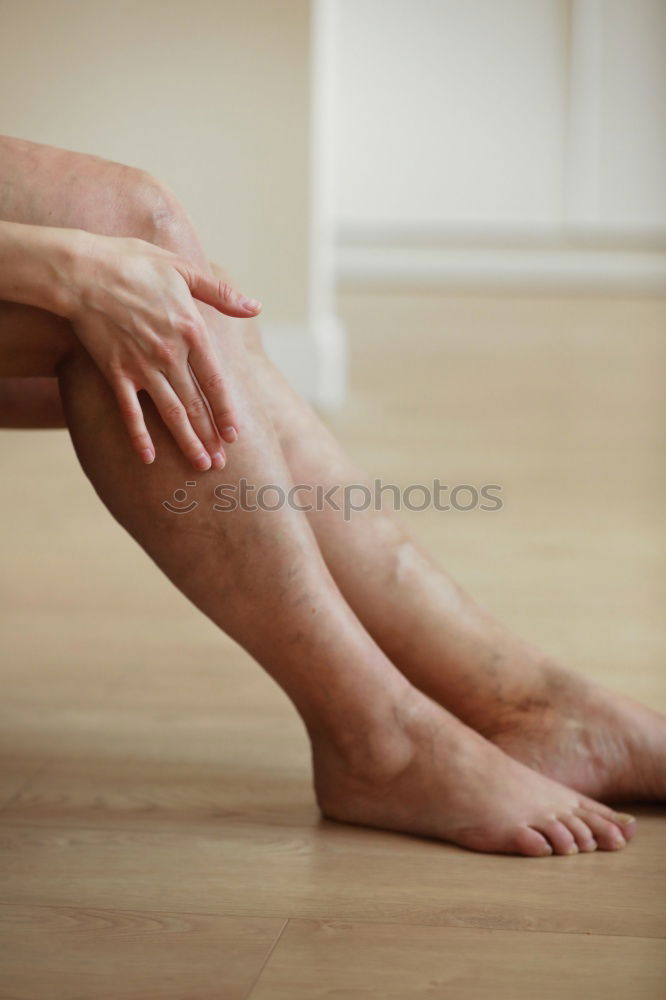 Similar – Image, Stock Photo ankle Personal hygiene