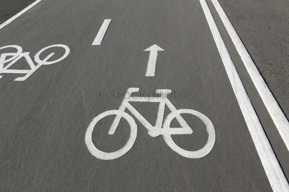 Similar – Image, Stock Photo A joker has painted a stick figure with red paint on a white bicycle