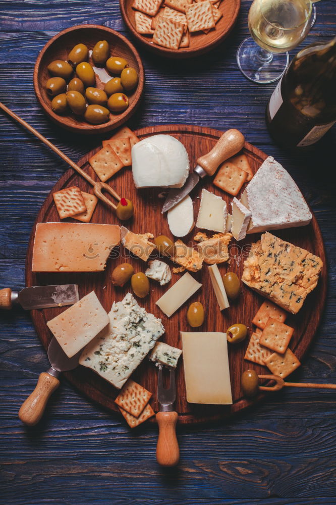 Similar – Image, Stock Photo Wine and cheese Food