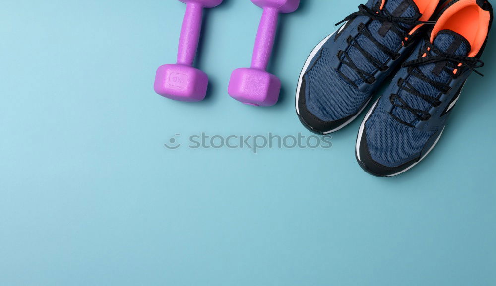 Similar – Image, Stock Photo male blue textile sneakers