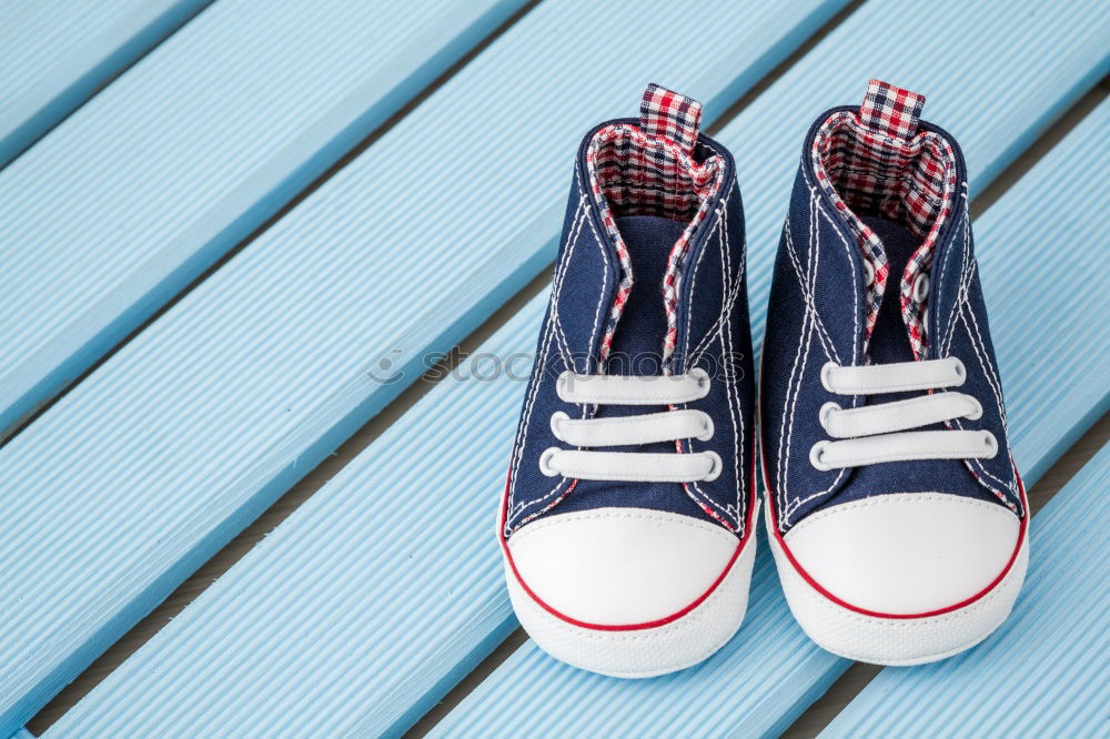 Similar – Image, Stock Photo old white old textile sneakers