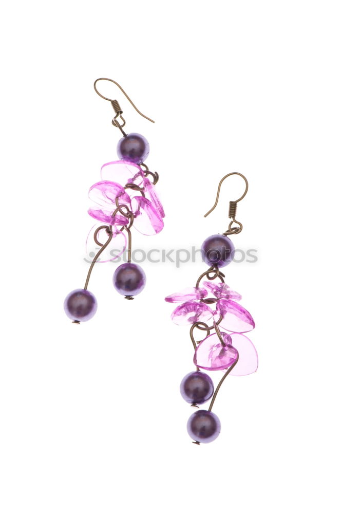 Similar – Purple Christmas Balls with Silver Ribbon