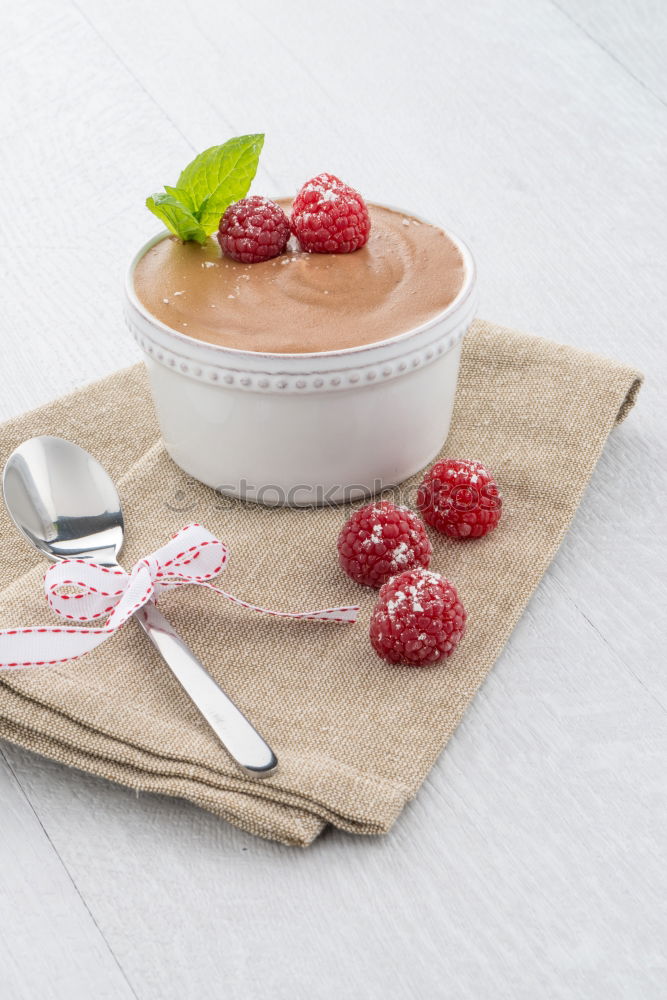 Similar – Image, Stock Photo strawberries. Food Yoghurt