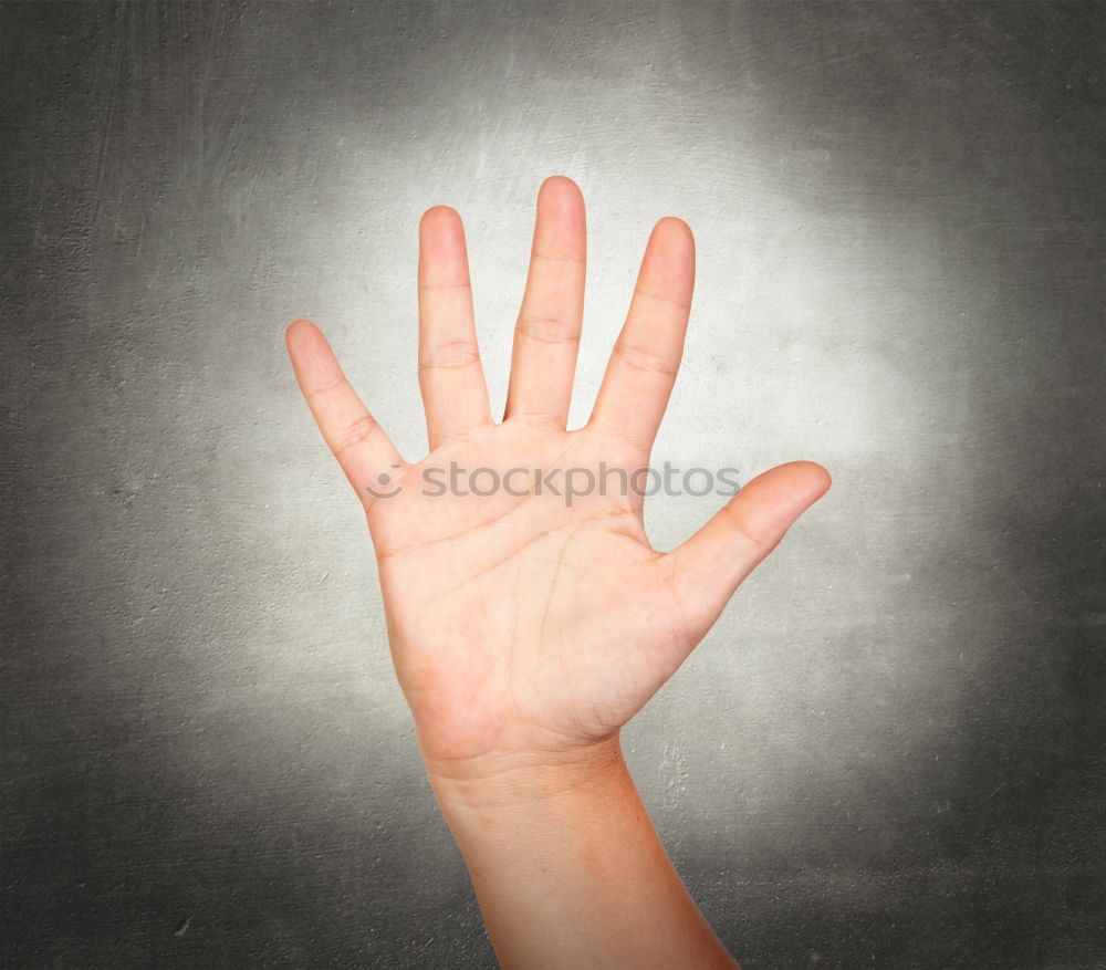 Similar – All Five 5 Hand Fingers