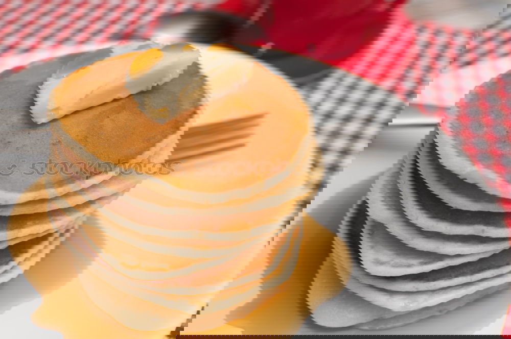 Image, Stock Photo #A# Good morning! Pancake breakfast :)