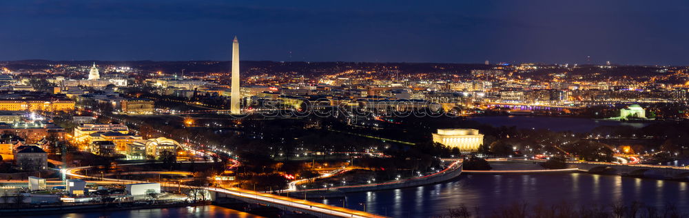 Similar – View of Prague’s old town with many bridges over the Moldau after sunset