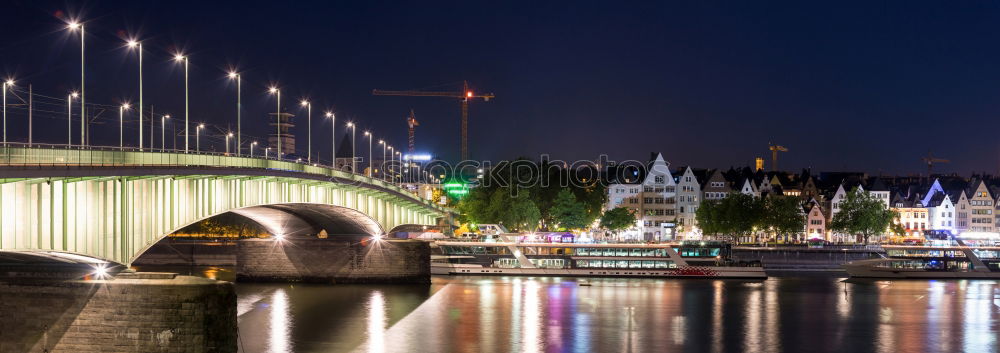 Similar – Foto Bild Altstadt bei Nacht Kölle!