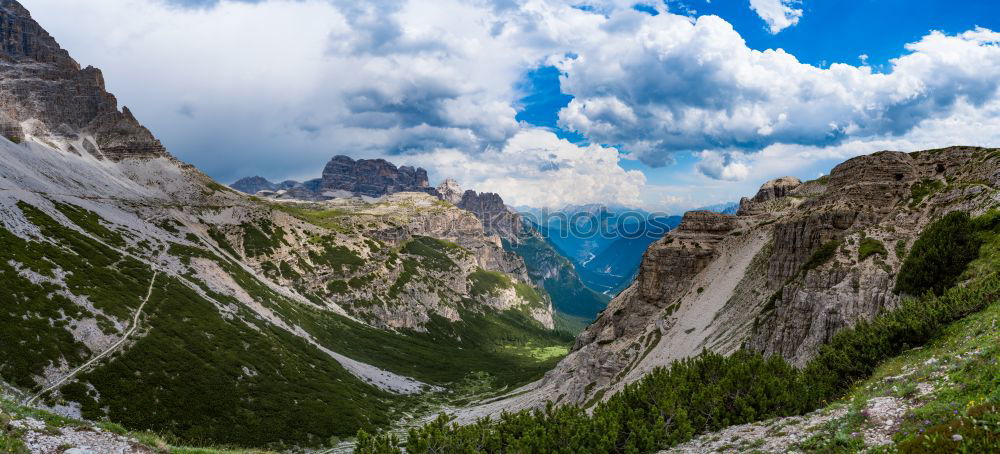 Similar – Image, Stock Photo Dolomites Summer Mountain