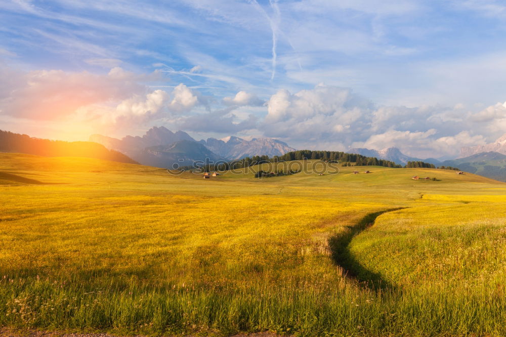 Similar – Autumn idyll in the Dolomites