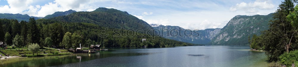 Similar – Image, Stock Photo A ship comes around the Danube narrows. On the right big rocks, on the left rocks and small trees and bushes illuminated by the sun. On the way to Weltenburg Monastery