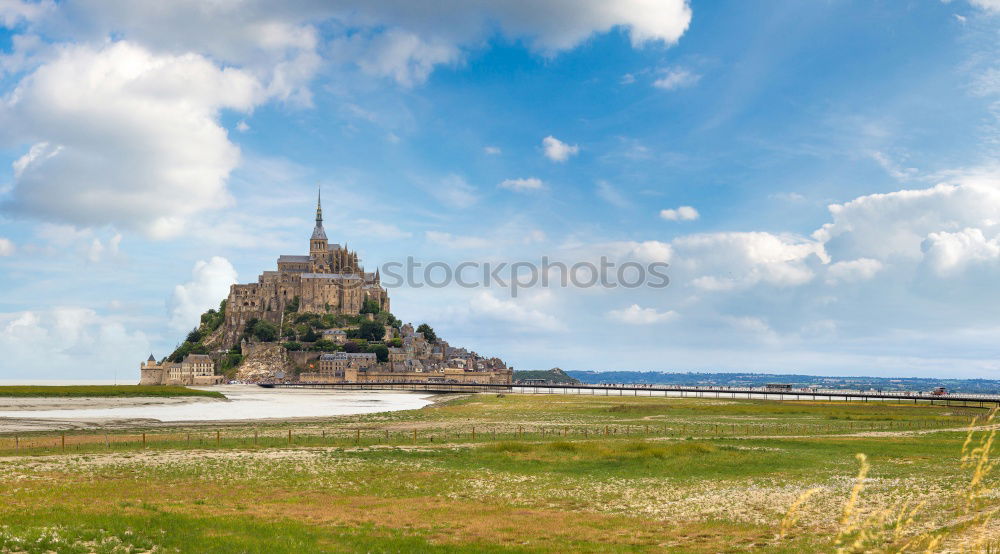 Similar – Mont-Saint-Michel and the sheep