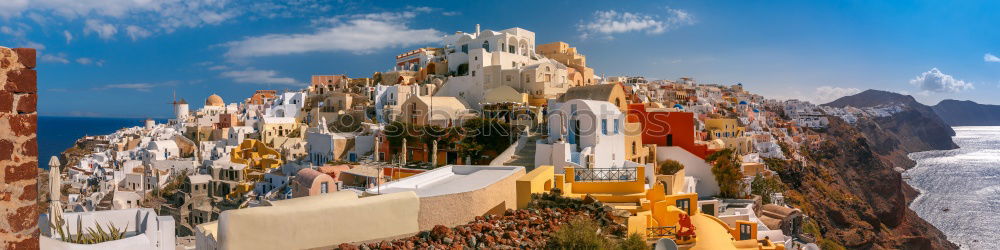 Image, Stock Photo Santorini island, Greece.