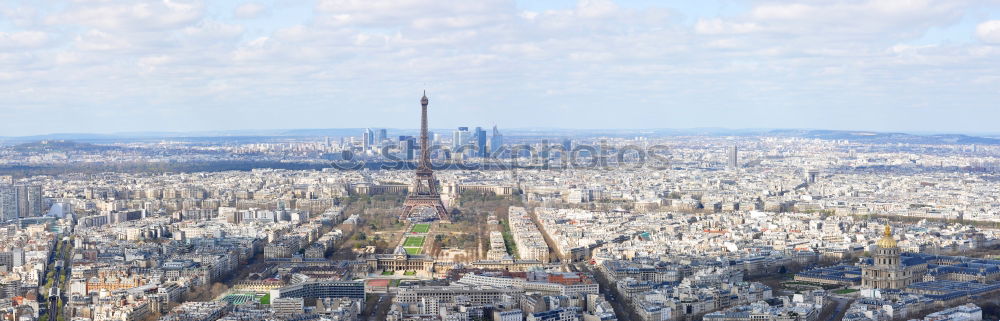 Similar – Image, Stock Photo View over Paris from Tour Montparnasse