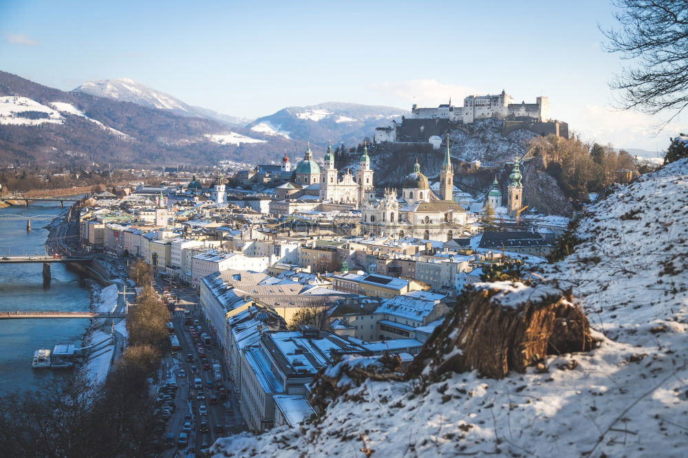 Similar – Image, Stock Photo Winter Wonderland Salzburg