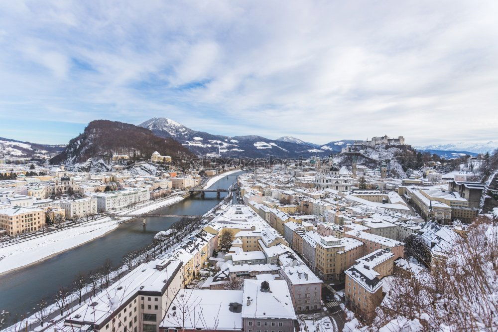 Similar – Image, Stock Photo Winter Wonderland Salzburg