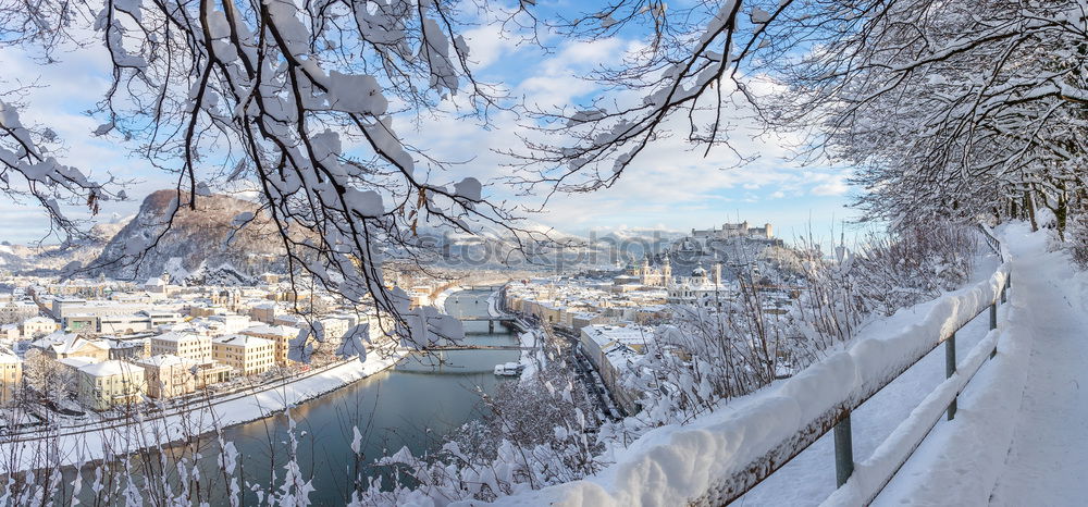 Similar – Image, Stock Photo Winter Wonderland Salzburg