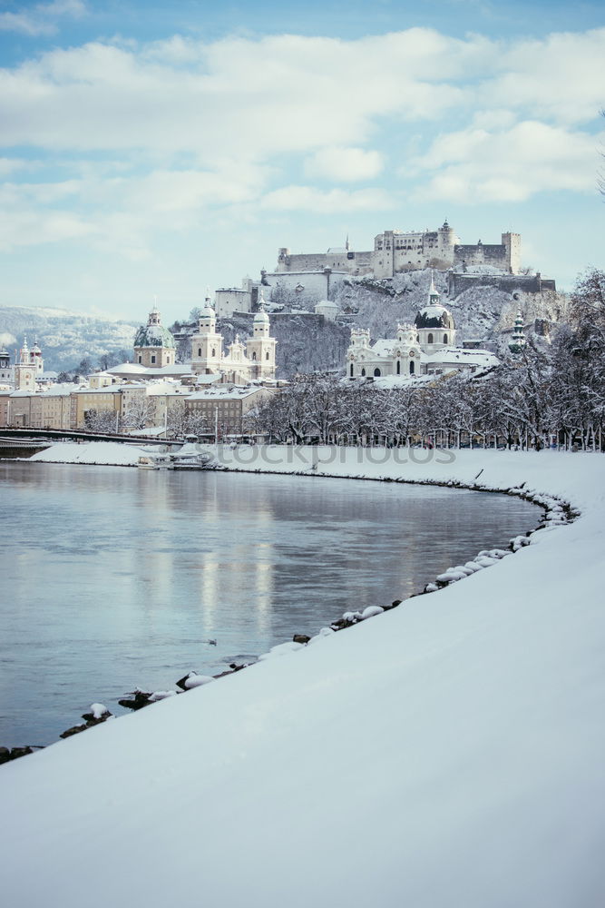 Image, Stock Photo Winter atmosphere in Salzburg