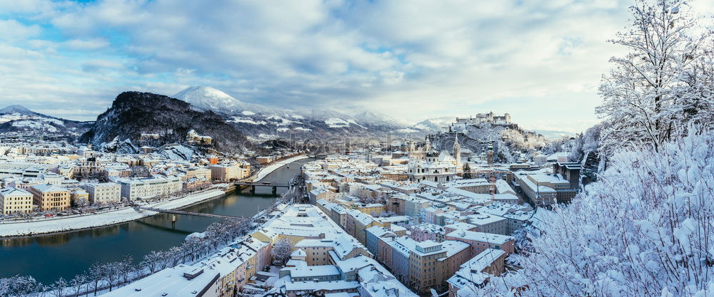 Similar – Image, Stock Photo Winter Wonderland Salzburg