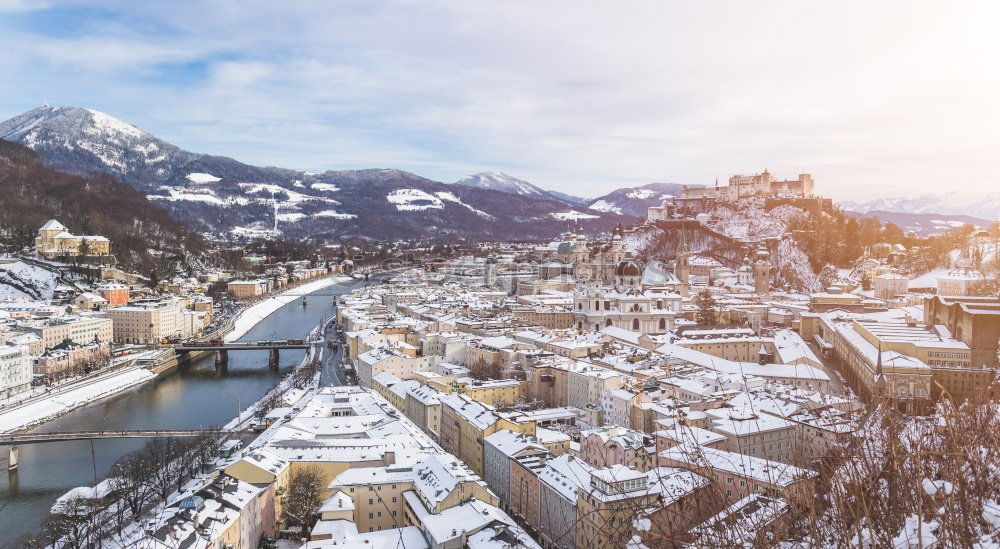 Similar – Image, Stock Photo Winter Wonderland Salzburg