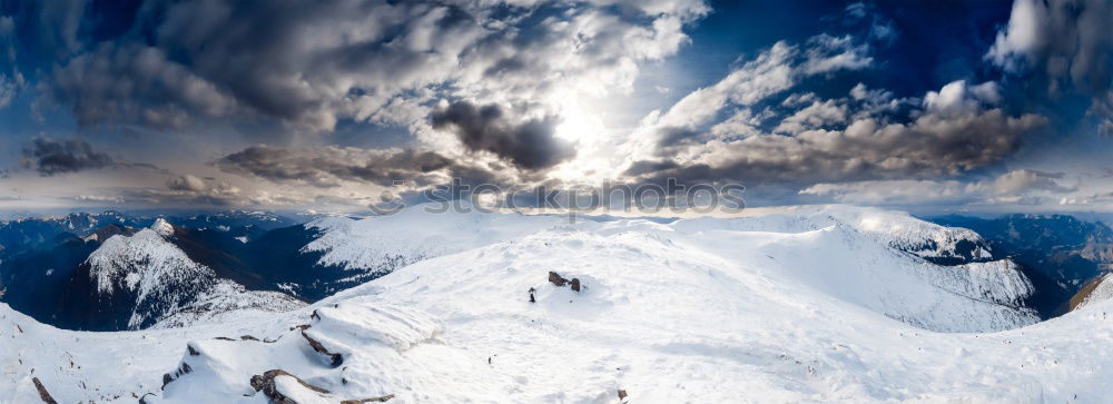 Similar – Image, Stock Photo Snowdrifts III Winter