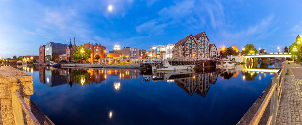 Similar – Warnemünde by night Natur