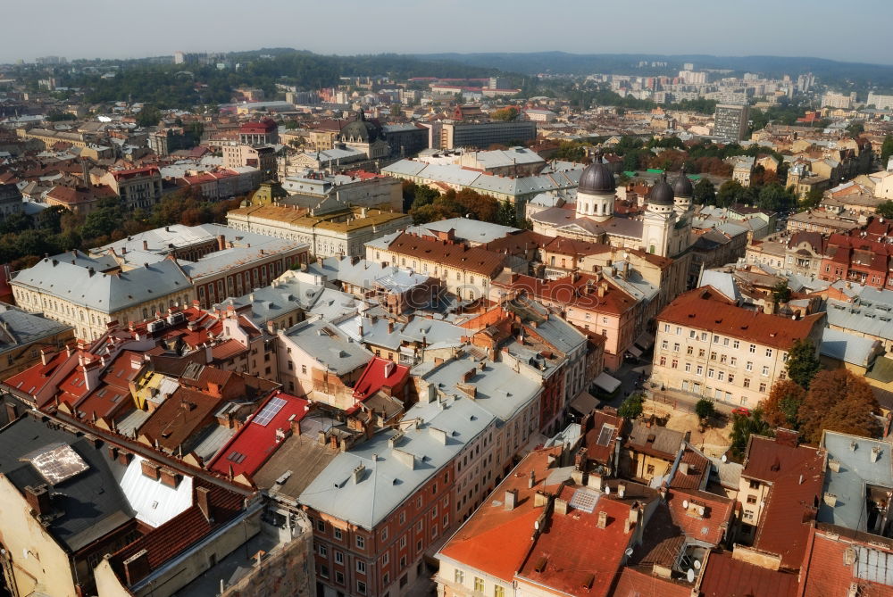 Similar – Image, Stock Photo View over the roofs of Graz