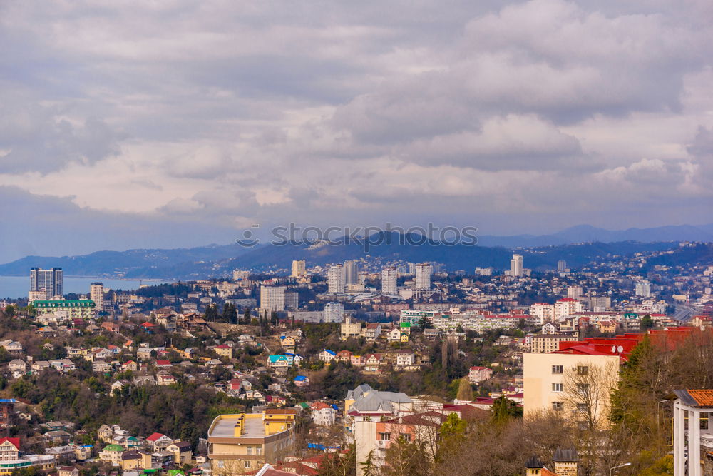 View over Tbilisi skyline, Georgia