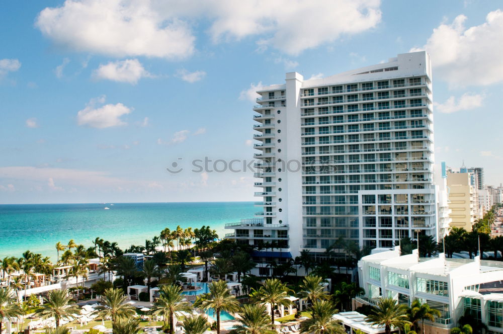 Similar – Image, Stock Photo Atlantis The Palm Hotel aerial view