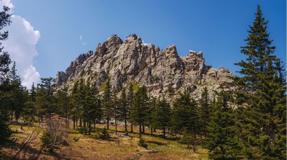 Image, Stock Photo Cathedral Peak Relaxation