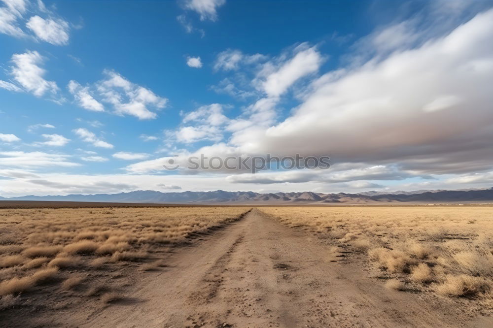 Similar – Image, Stock Photo dirt road to the beauty