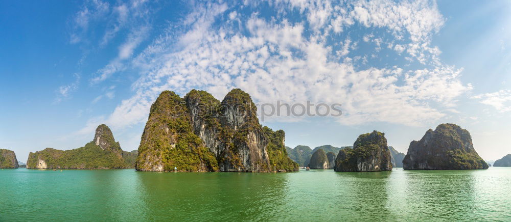 Similar – Image, Stock Photo Halong Bay, Vietnam Life