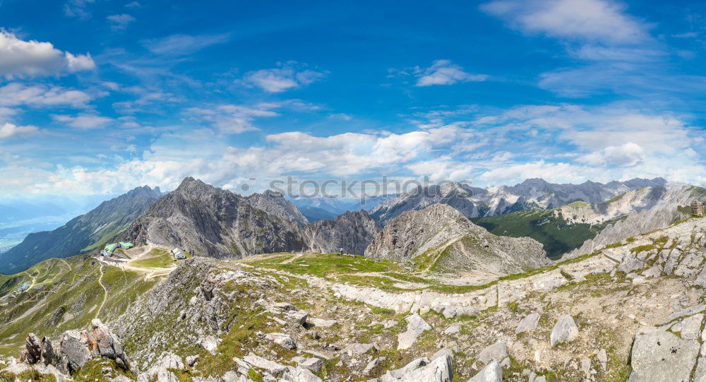 Similar – Image, Stock Photo View of the Allgauer Alps