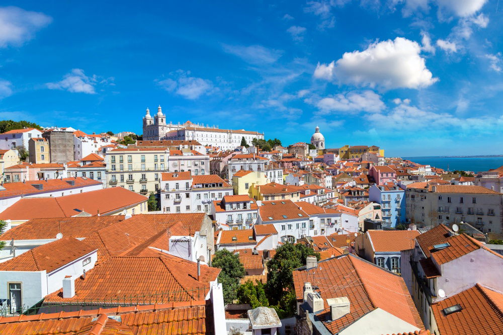 Similar – Image, Stock Photo Downtown Lisbon Skyline Of Old Historical City In Portugal