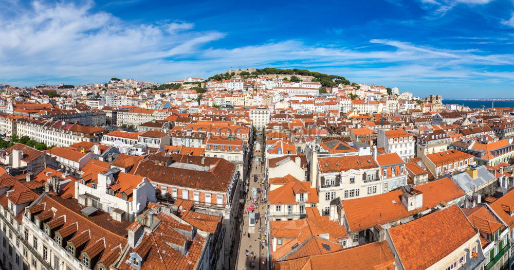 Similar – Image, Stock Photo Downtown Lisbon Skyline Of Old Historical City In Portugal