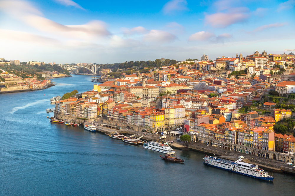 Similar – Historic architecture by Douro river in Porto, Portugal