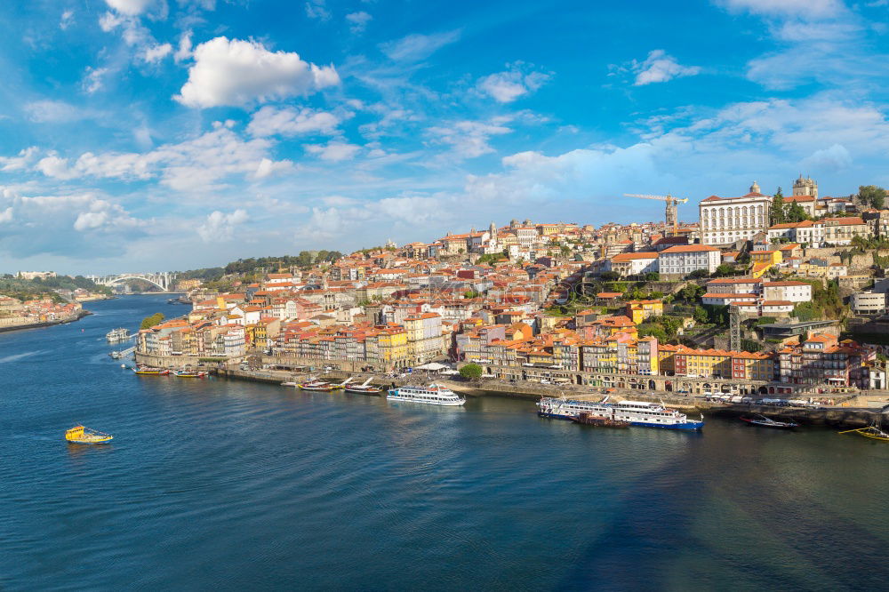 Similar – Image, Stock Photo Historic architecture in downtown of Porto, North Region, Portugal