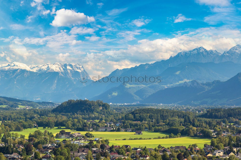 Similar – Sunny autumn day on the lake in mountains of south Austria