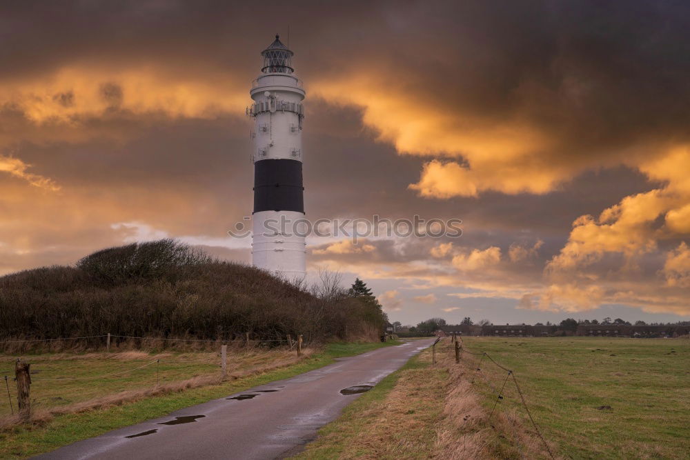 Similar – salt marshes and Westerhever lighthouse variant