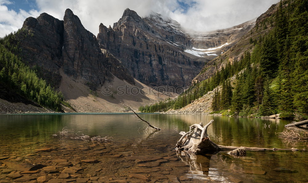 Similar – Image, Stock Photo Sunny Day At Moraine Lake