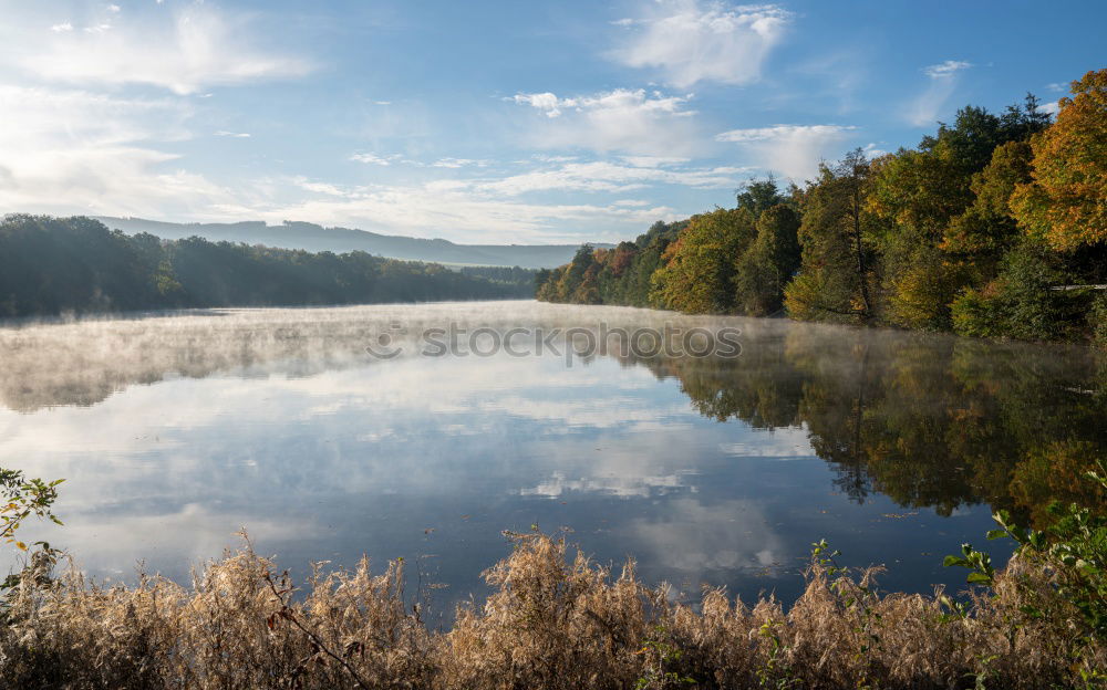 Similar – Morning mood at the lake