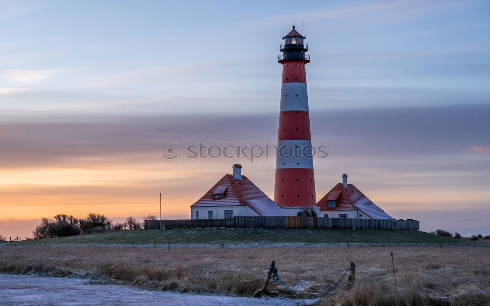 Similar – Northern lights in the Wadden Sea