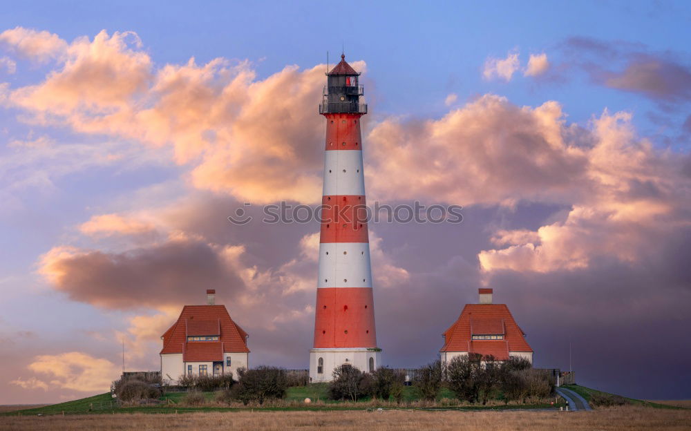 Similar – Northern lights in the Wadden Sea