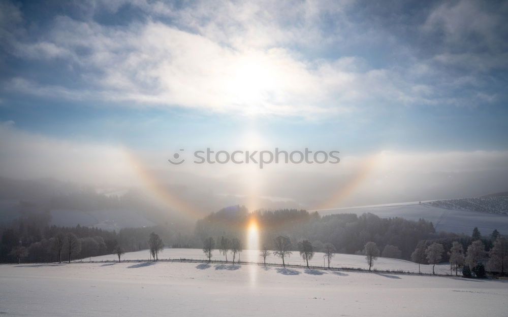 Similar – Image, Stock Photo winter hike in the northern Black Forest on a sunny day