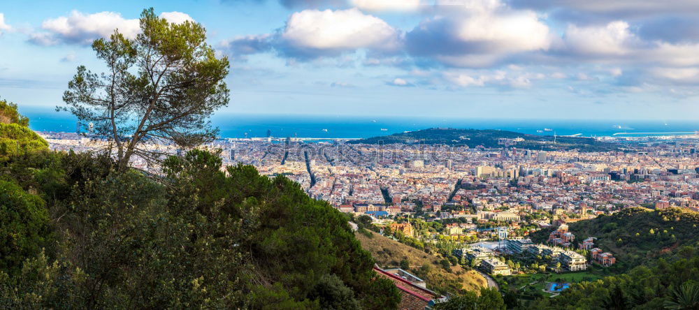 Similar – Image, Stock Photo View of the Gulf of Naples and Vesuvius