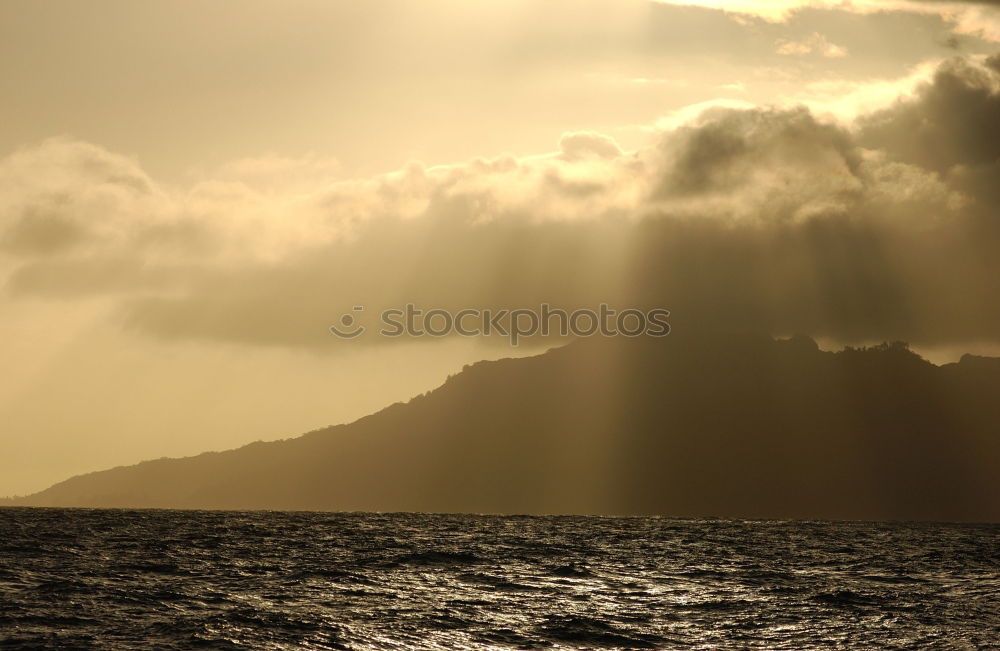 Similar – Image, Stock Photo Picturesque seascape in golden sunset light