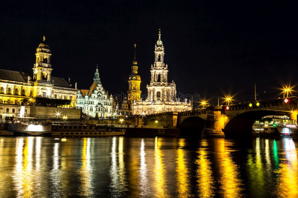 Similar – Nights in Dresden Winter