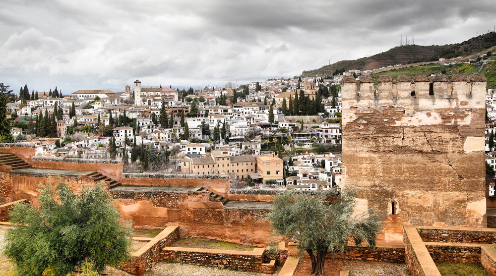 Similar – Image, Stock Photo Alhambra Spain South Green